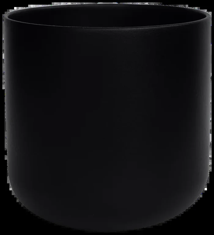 Ivyline – Lisbon Planter Anthracite House Plant Pot – D24cm