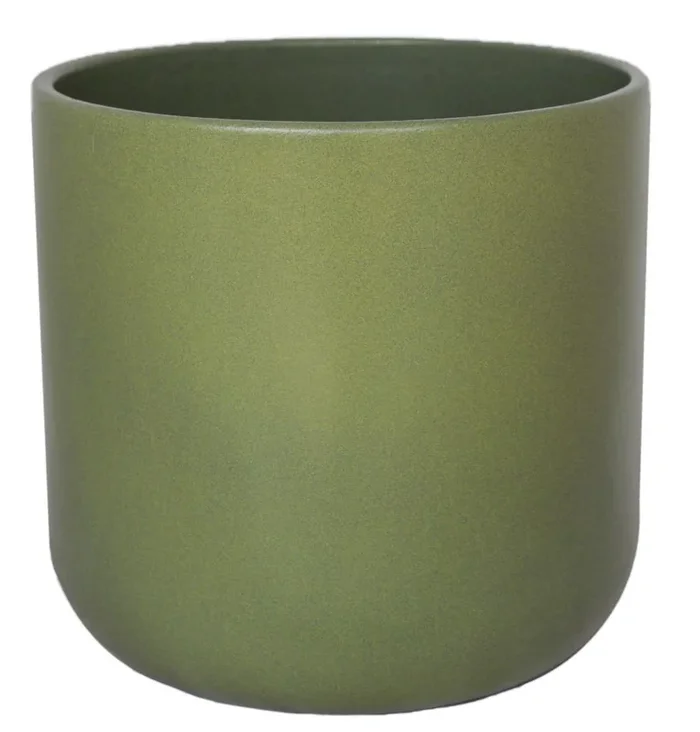 Ivyline – Lisbon Planter Olive House Plant Pot – D11.5cm