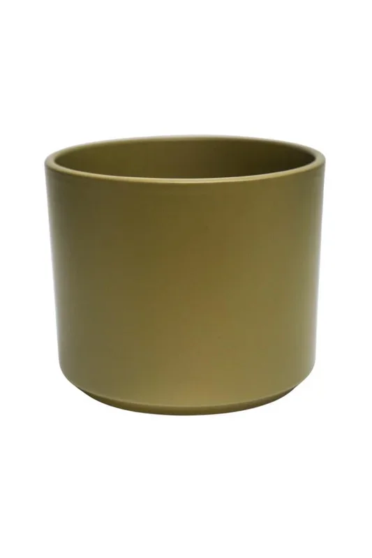 Ivyline – Prague Planter Olive House Plant Pot – D16cm