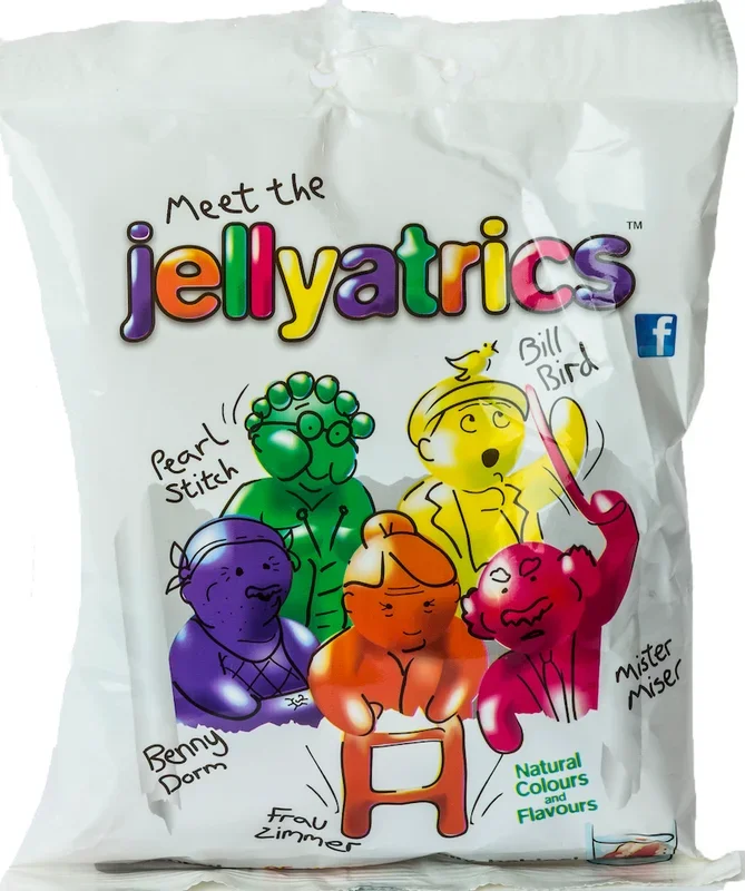 JELLYATRICS Fruit Flavoured Jellies 150g