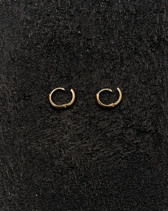 Kara Yoo Jane Hoops, Gold Vermeil