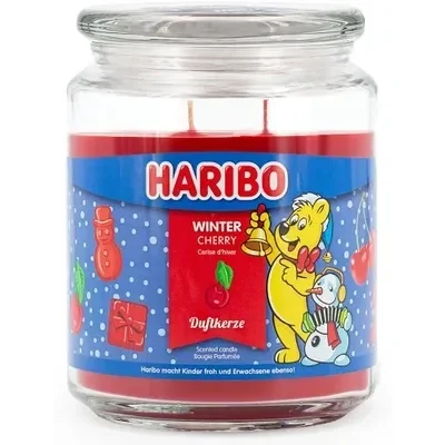 Large Haribo Candle Winter Cherry