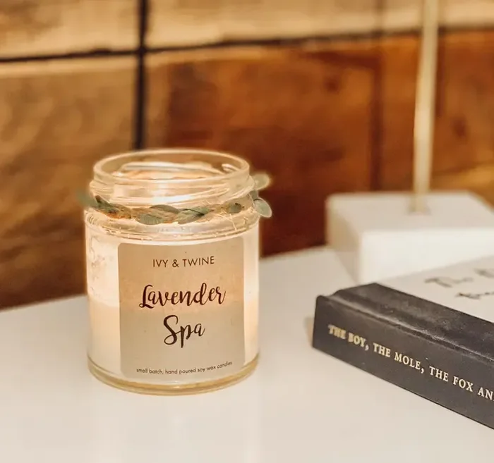 Lavender Spa (190g) Candle from Ivy & Twine