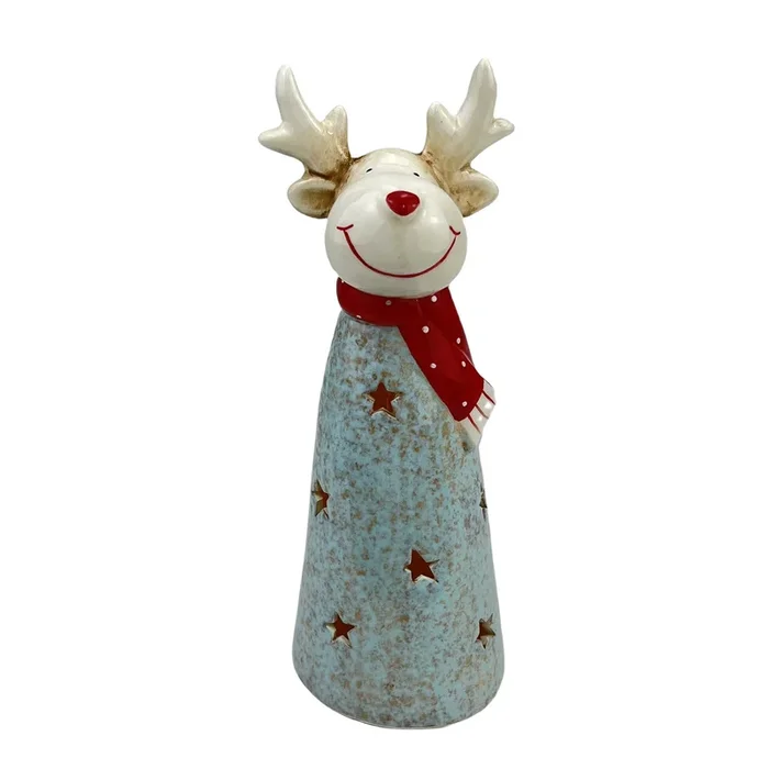 LED Reindeer with Scarf – 21cm