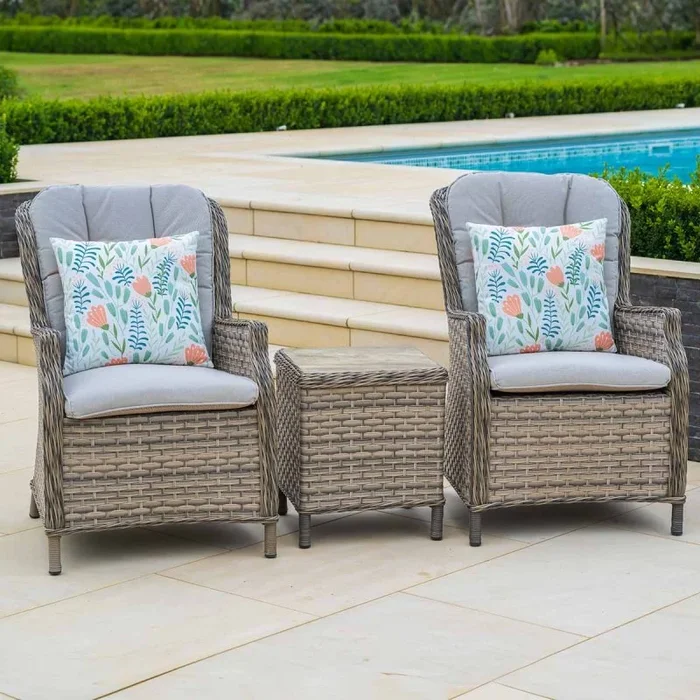 Leisure Grow – Florence 2 Seat Bistro Duo Set High-back