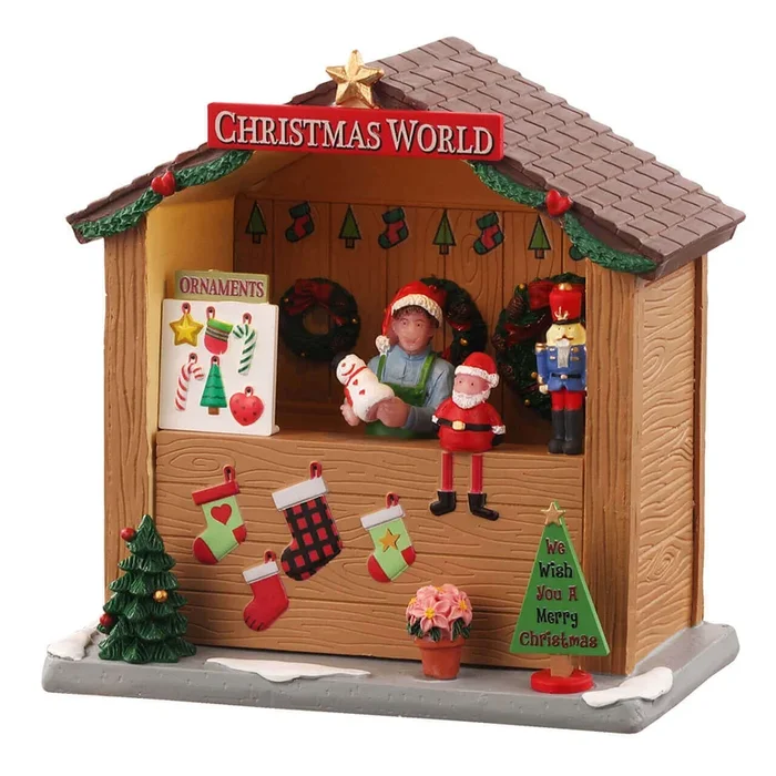 Lemax – Christmas World Booth Market Stall