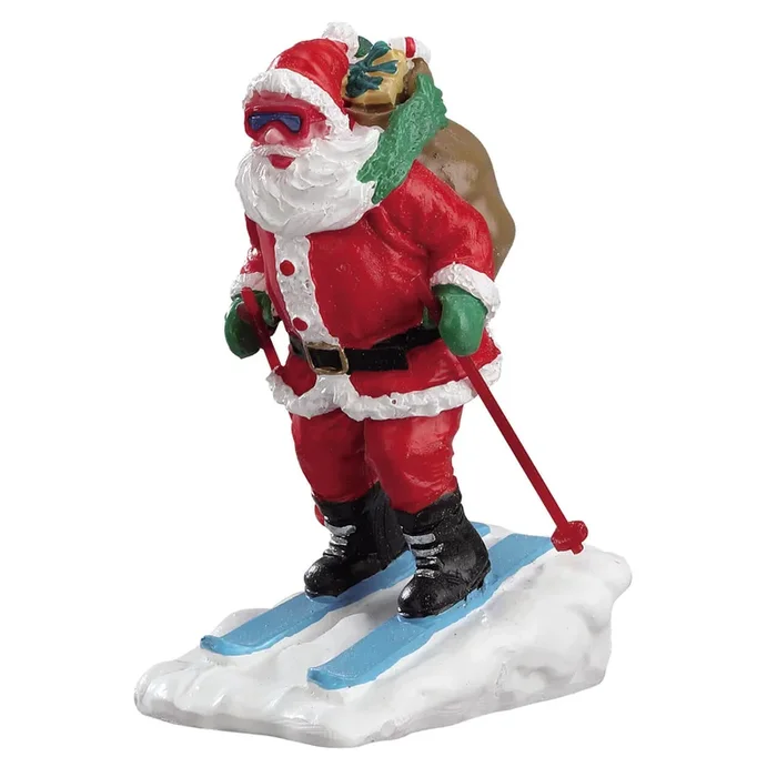 Lemax – Santa Skier Christmas Village Figurine