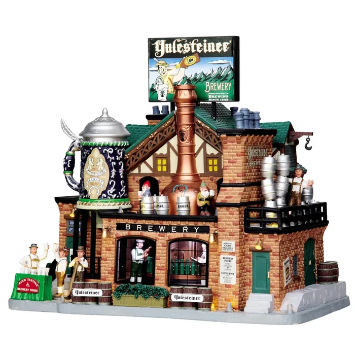 Lemax – Yulesteiner Brewery Animated with Lights, Motion & Sound