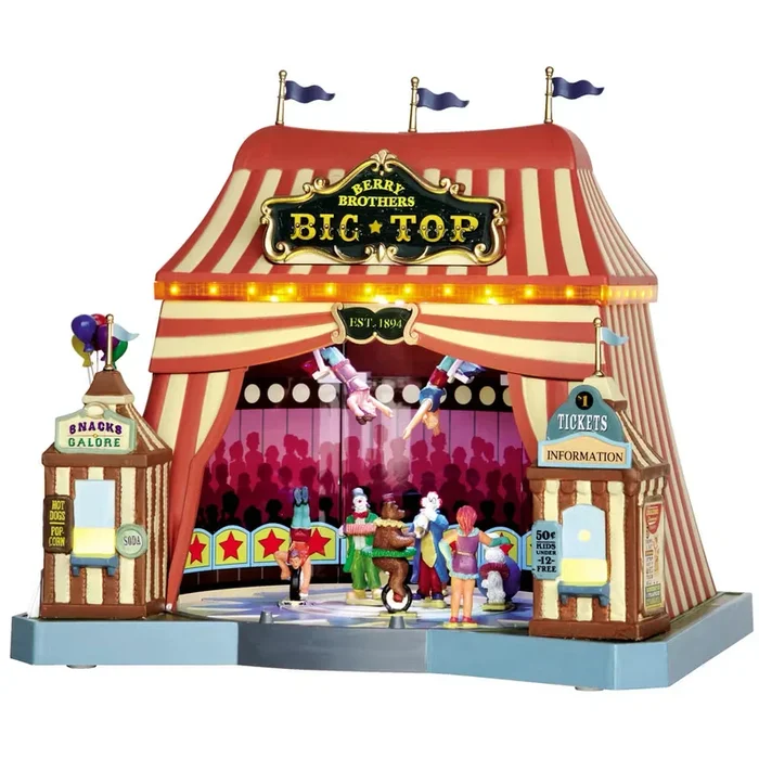 Lemax Berry Brothers Big Top Circus Tent – with Lights, Sound & Motion