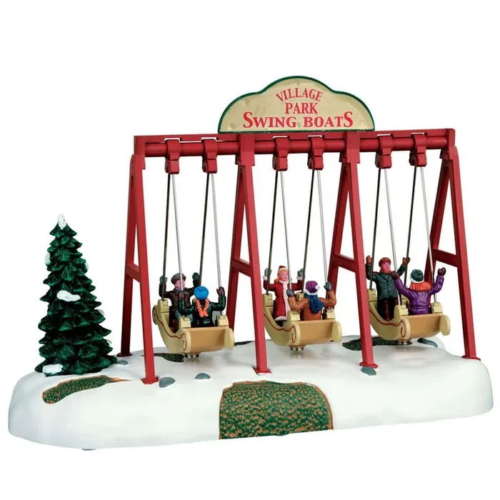 Lemax Christmas Model Village: Swing Boats