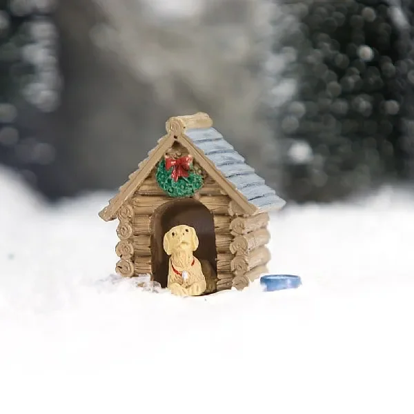 Lemax Log Cabin Dog House