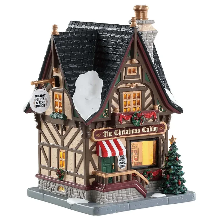 Lemax The Christmas Cubby – Christmas Village with LED Lights