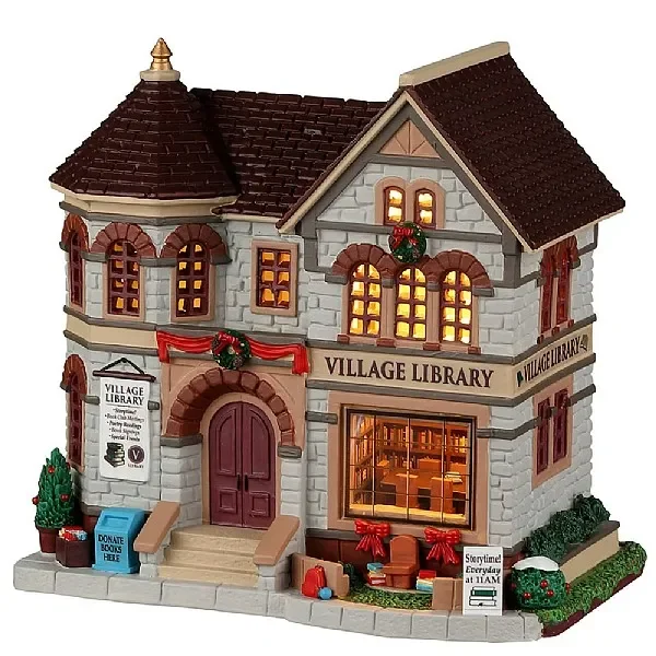 Lemax Village Library
