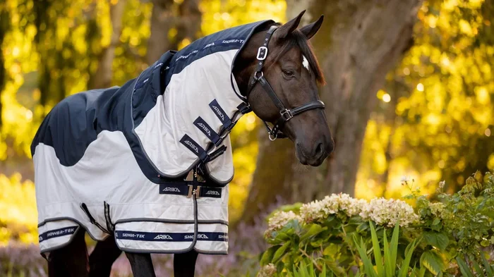 LeMieux Arika Shower-Tek Fly Rug Grey