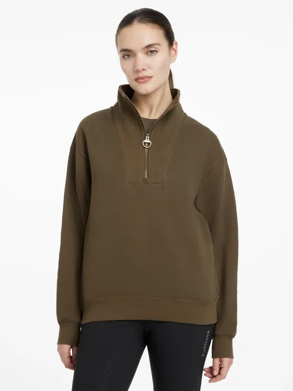 LeMieux Keira Quarter Neck Sweat Alpine