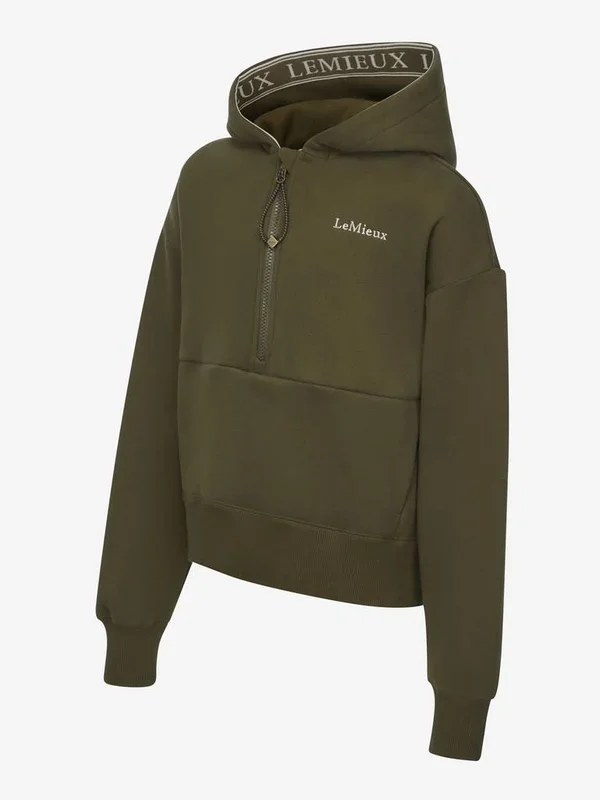LeMieux Young Rider Hettie Half Zip Hoodie Alpine