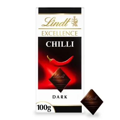 Lindt Excellence Dark Bar Chilli 100g
