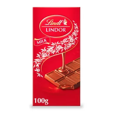 Lindt Lindor Bar Milk 100g
