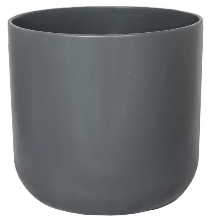 Lisbon Planter Charcoal Grey House Plant Pot – 24cm