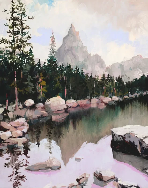 Lone Eagle Peak Print by Noelle Phares