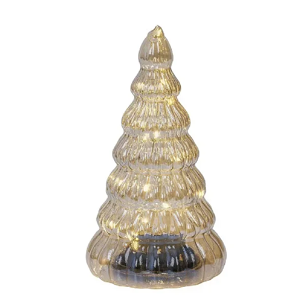 Lumineo Amber Small LED Glass Tree