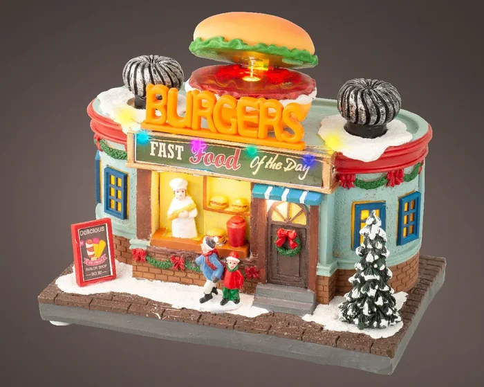 Lumineo Christmas Village Dinner with Music, Lights, & Motion