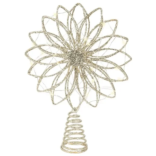 Lumineo Gold Starburst LED Treetopper