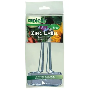 Luster Leaf Label Zinc Galvanized 6″