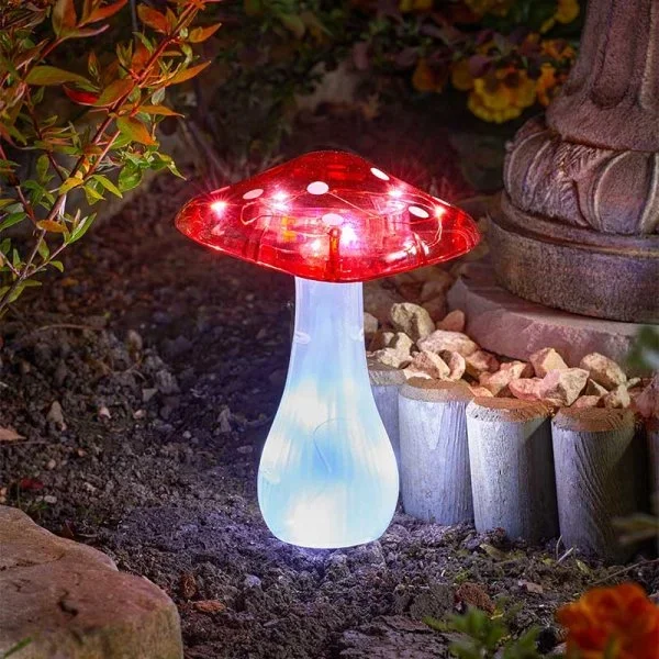 Magic Mushroom Solar Powered Stake Light