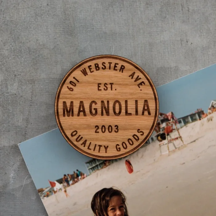 Magnolia Circle Crest Magnet
