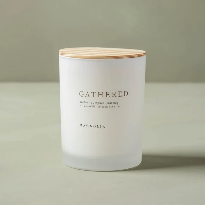 Magnolia Gathered Candle
