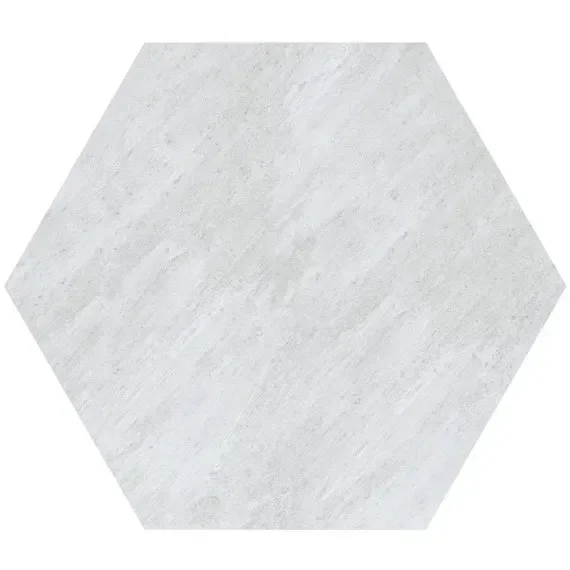 Meadow View Porcelain Hexagonal Oatmeal Stepping Stone 600mm (X6232)