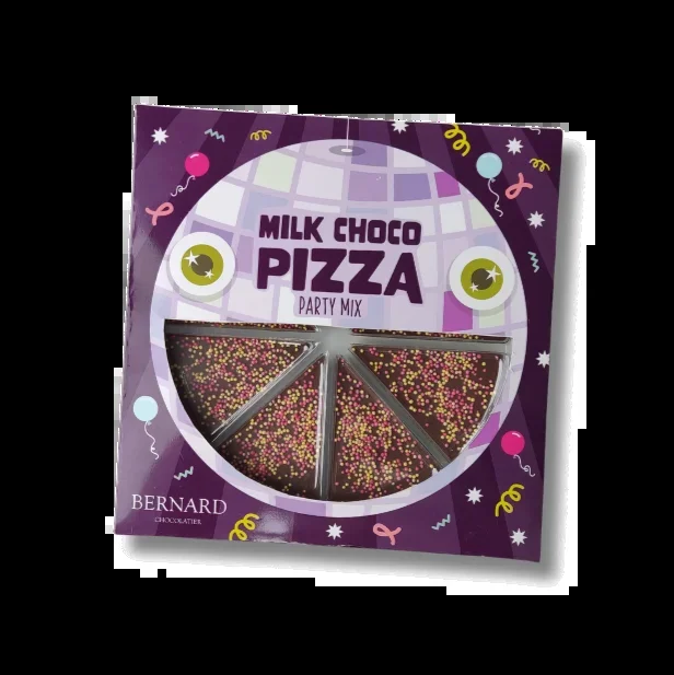 Milk Chocolate Party Sprinkle Pizza 85g