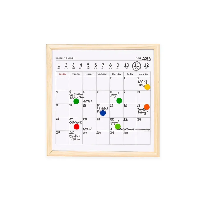 Mini White Board Calendar