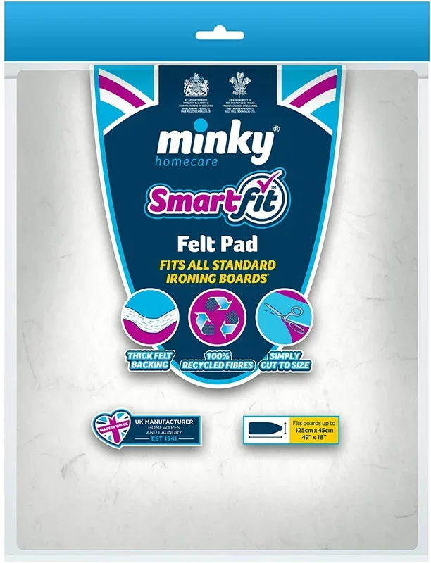 Minky Smart Fit Ironing Felt Pad Cover 125cm x 45cm