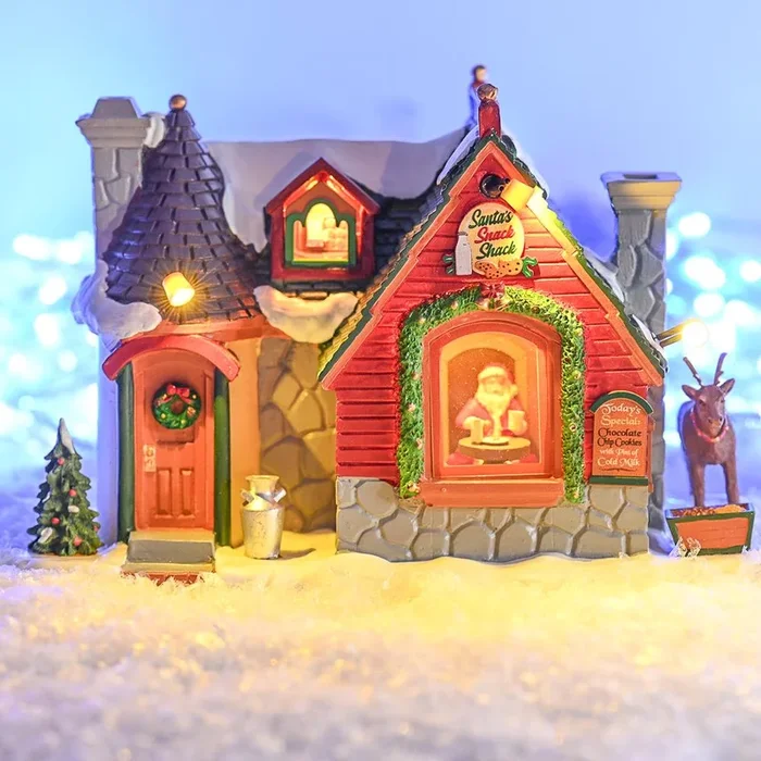 Model Christmas Villages: Santa’s Snack Shack