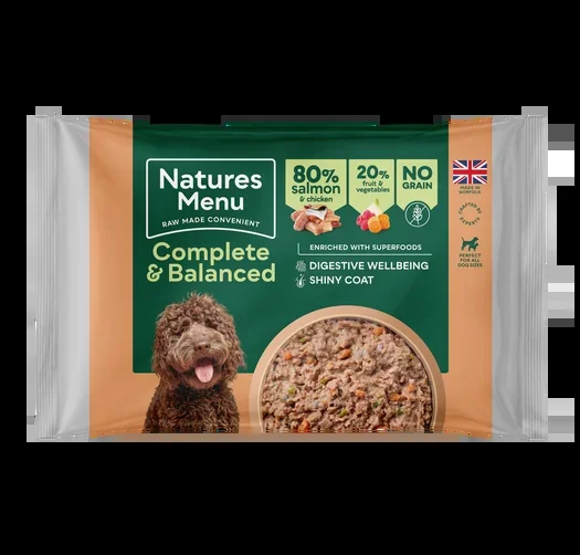 Natures Menu 80/20 Block Salmon & Chick 500g