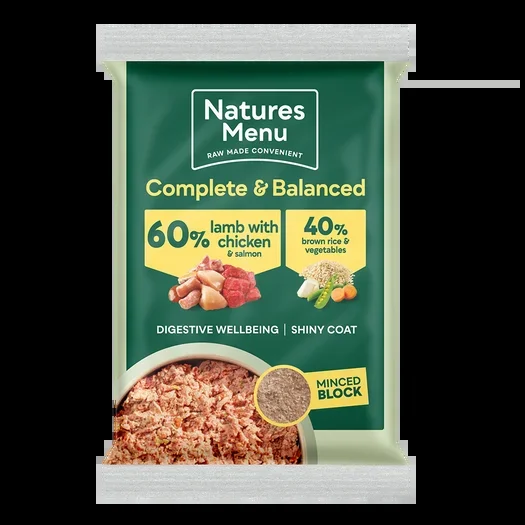 Natures Menu Complete & Balanced 60/40 60% Lamb With Chicken 400g