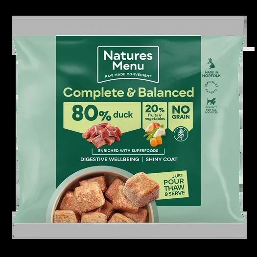 Natures Menu Complete & Balanced 80/20 80% Duck 1kg