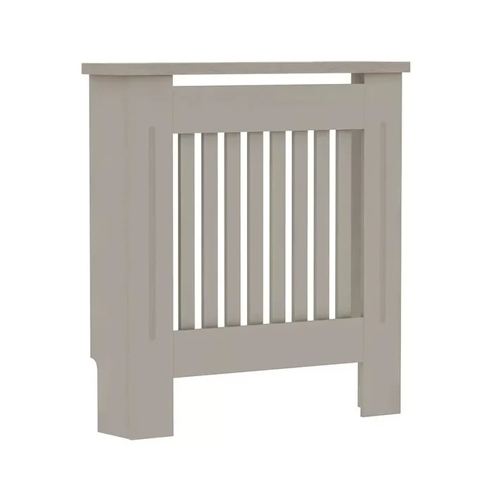 Neo Small Grey Decorative Wooden Radiator Cover