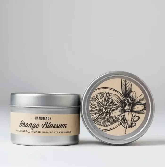 NR Candle Tin Orange Blossom