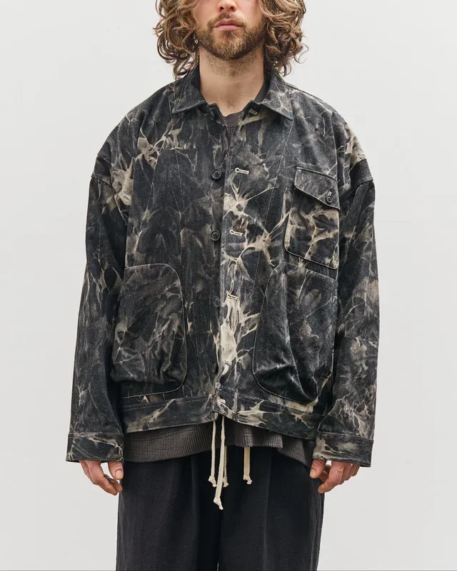 O-Project Denim Jacket, Bleached Shadow