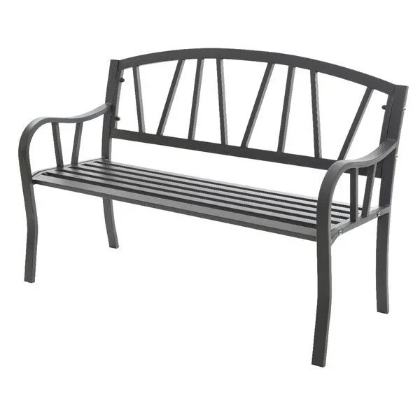 Odense Iron Metal Garden Bench