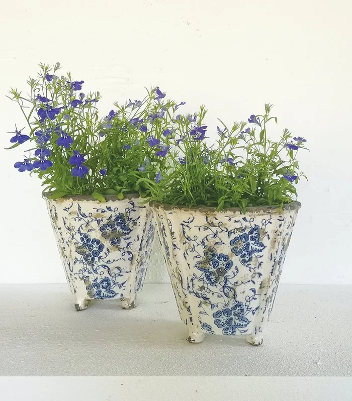 Old Dutch Flower Pot Flo 15x10x13cm