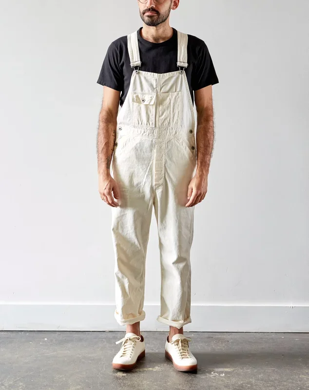 orSlow Unisex 1930’s Overall Kinari Denim, Ecru