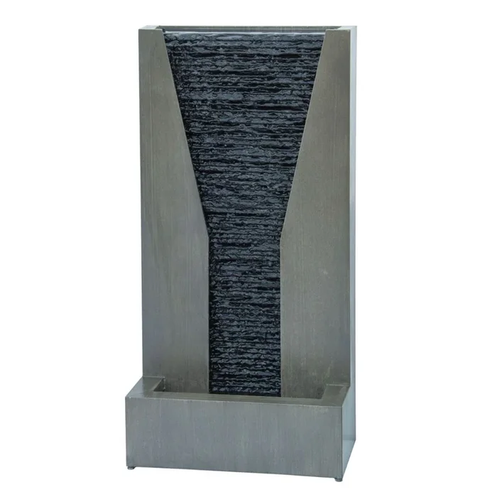 Outdoor Tall Ravine Modern Ripple Cascading Water Feature – 92cm