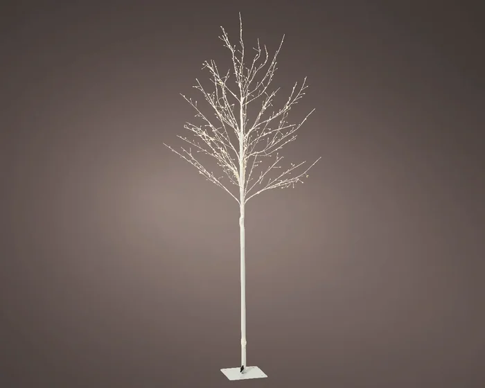 Outdoor Warm White Micro Bright LED White Artificial Twig Tree – 180cm