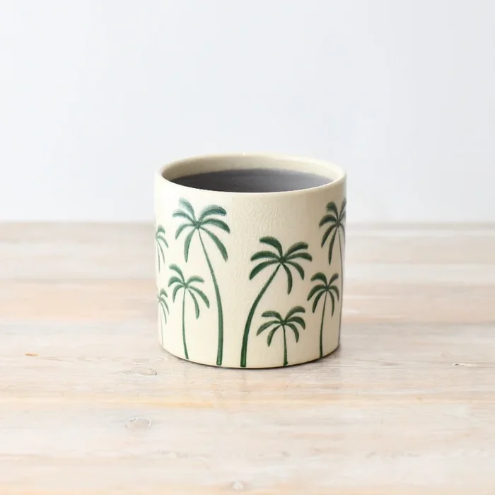 Palm Tree House Plant Pot – 11.7cm