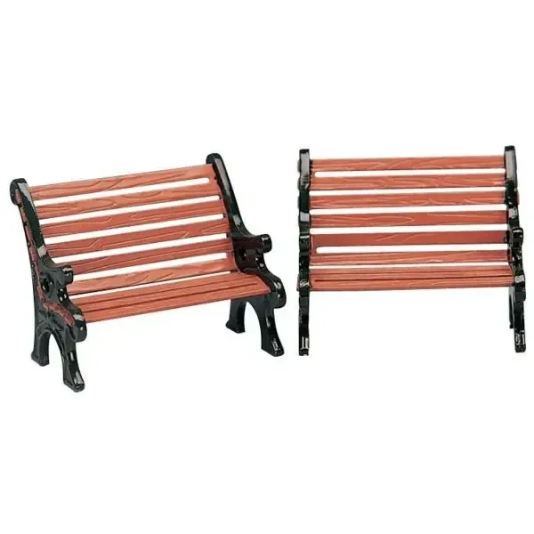 PARK BENCH, SET OF 2
