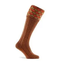 Pennine Cavalier Shooting Sock Almond